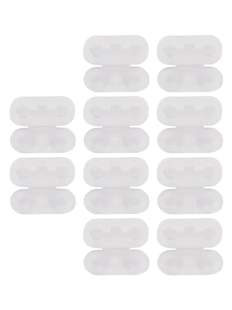4.5*6 Mm Chain Connector Plastic Reusable Transparent 10pcs