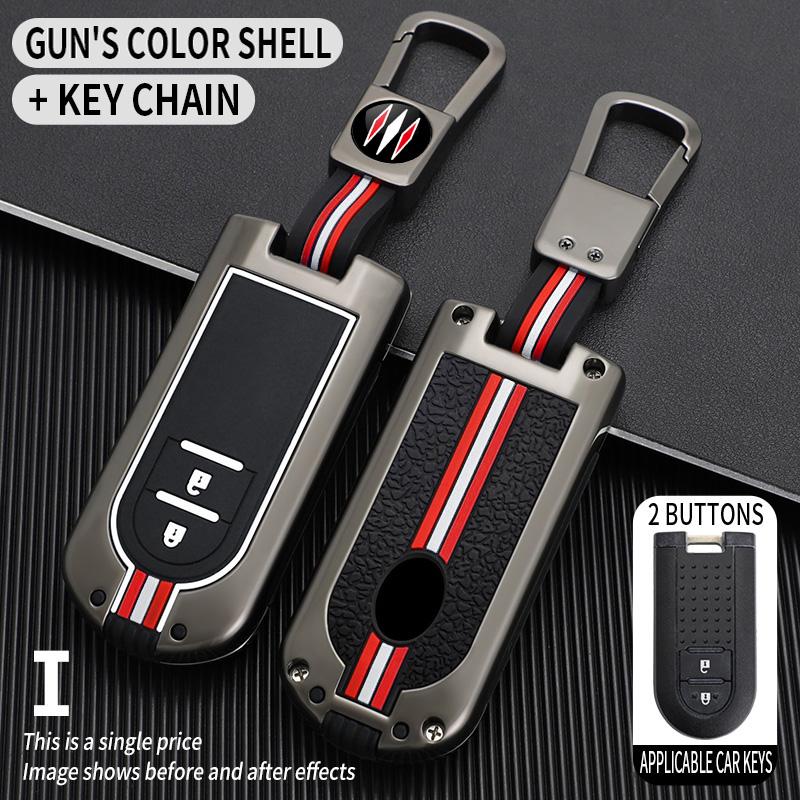 

Zinc Alloy Car Key Case For Toyota Rush Daihatsu Tanto La600S La800S La610S Perodua Key Chain Accessories