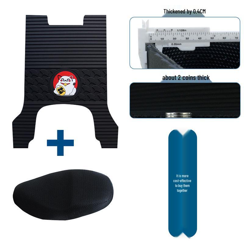 Durable Non-Slip Rubber Foot Mats for Tailing Qingfeng EB Electric Vehicles