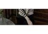 Women's V-Neck Striped Knit Cardigan, Long Sleeve, Lightweight, for Spring/Autumn 2026