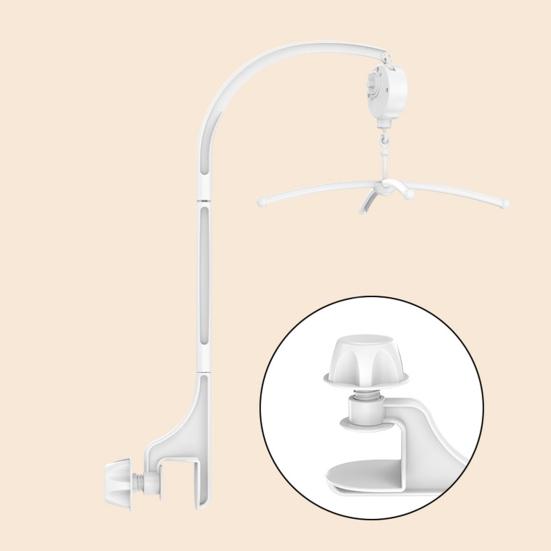 Wiszący grzechotnik do łóżeczka dziecięcego, uchwyt na zabawki z klasyczną muzyką, nakręcany mechanizm, dźwięk mechaniczny, obracany hak, przełącznik suwakowy, akcesoria do wózka