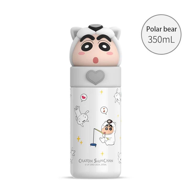 350ML Thermos Cup Stainless Steel Cartoon Pattern Water Cups Portable Outdoor Child Vacuum Flask Water Bottle Gift Cup for Kids