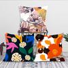 Colorful Flowers Pillow Case Square Pillow Bedroom Sofa Leisure Comfort Cushion Car Living Room Home Decoration 40X40
