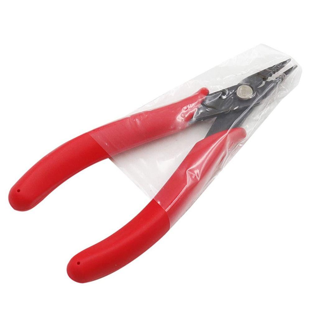 Carbon Steel Jewelry Making Pliers Double Rings Needle Nose Pliers Beading Pliers Handmade Jewelry