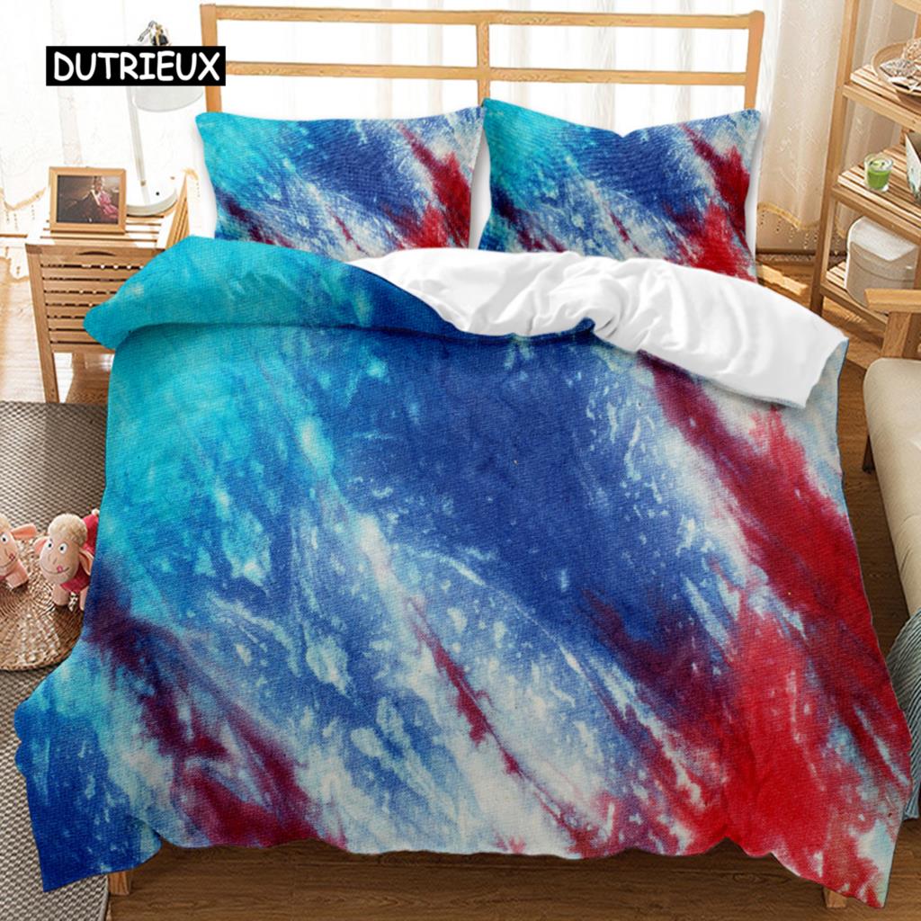 Márvány Paplanhuzat Szett Márvány Ágynemű Szett Kék Arany Absztrakt Textúra Gyerek Ágynemű Dupla Queen King Méret Poliészter Paplanhuzat