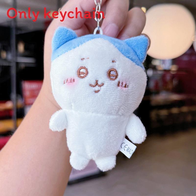 Joke Bear Chiikawa Hachiware Plush Keychain For Backpack Decor