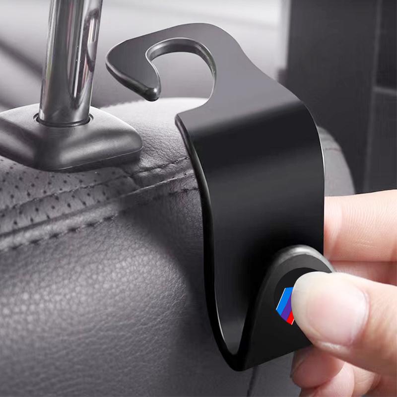 Autós fejtámla akasztók Akasztó Táskák Ülés háttámla tartó Klipek Automata rögzítő BMW Performance X1 X3 X5 E39 E46 E90 F20 E60 F30 M3 M5