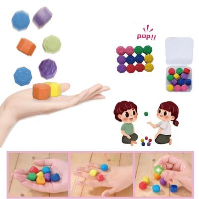 Traditional Korean Games Gonggi Nori Konggi Rainbow Gonggi Jacks Game Jack Stone 24pcs