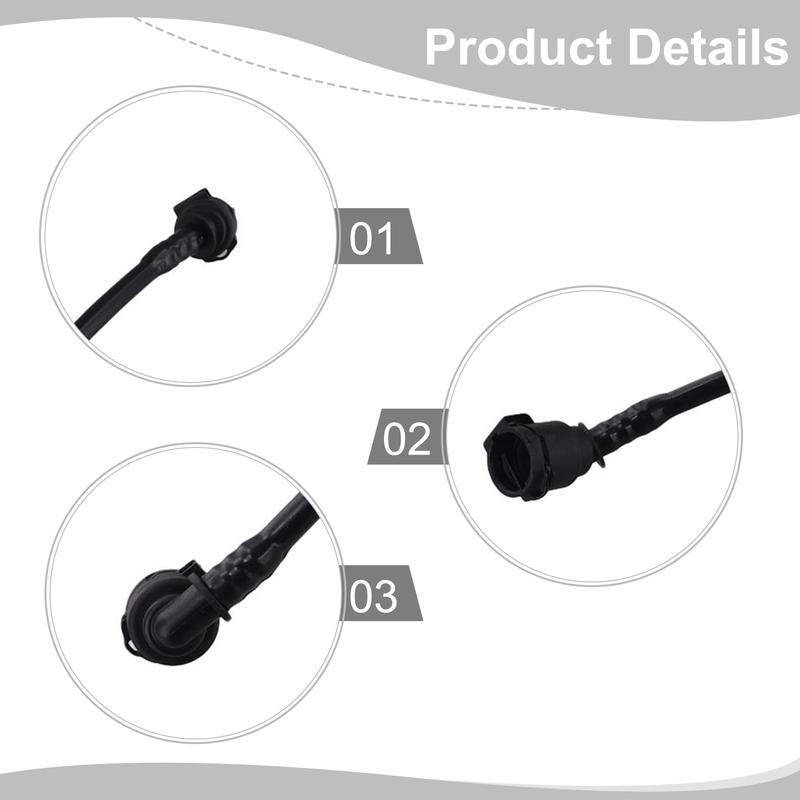 for bmw X3 Coolant Hose for bmw Coolant Overflow Hose Engine Cooling System Perfect Match Rubber Material Stable Characteristics