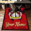 Custom Name Bayer Leverkusen Crest Rug Office Rug Chair Mat Non Slip Carpet Rugs for Bedrooms Dining Room Living Room Home Decor Gifts