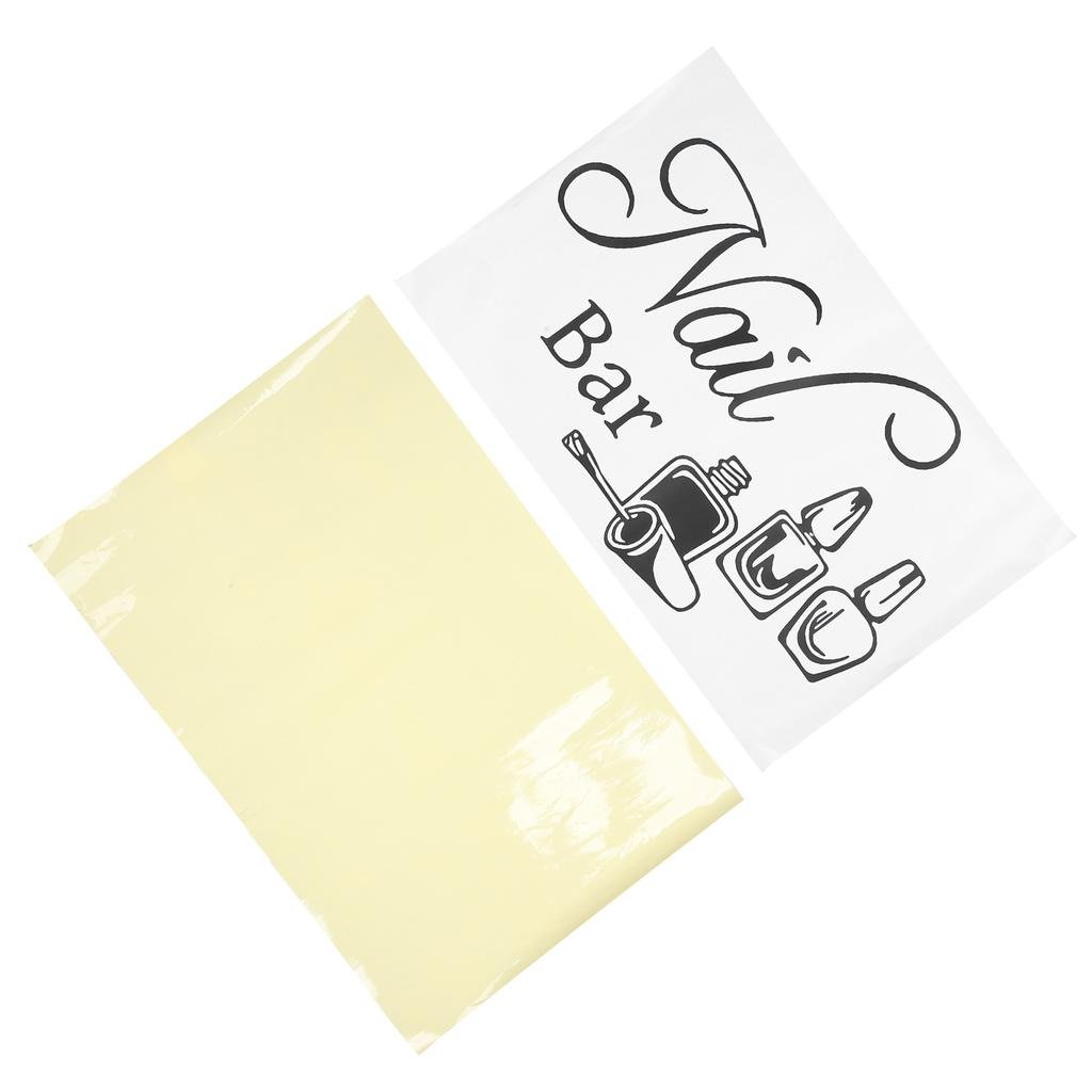 SelfAdhesive Nail Salon Wall Shop Window Sticker Nail Art Manicure Decoration Sticker
