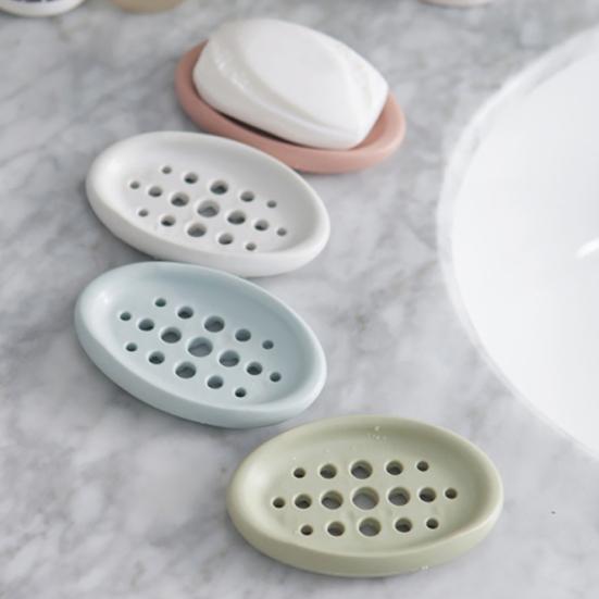 Silikonový držák na mýdlo do koupelny, sprchy a kuchyňského dřezu, odtokový držák na houbičky