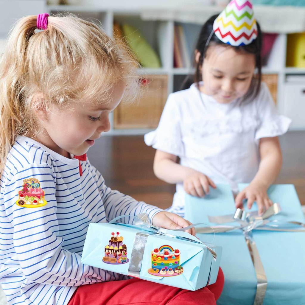 CM2309022 Kids' Anime Parent-Child Educational Puzzle Birthday Cake DIY Stickers