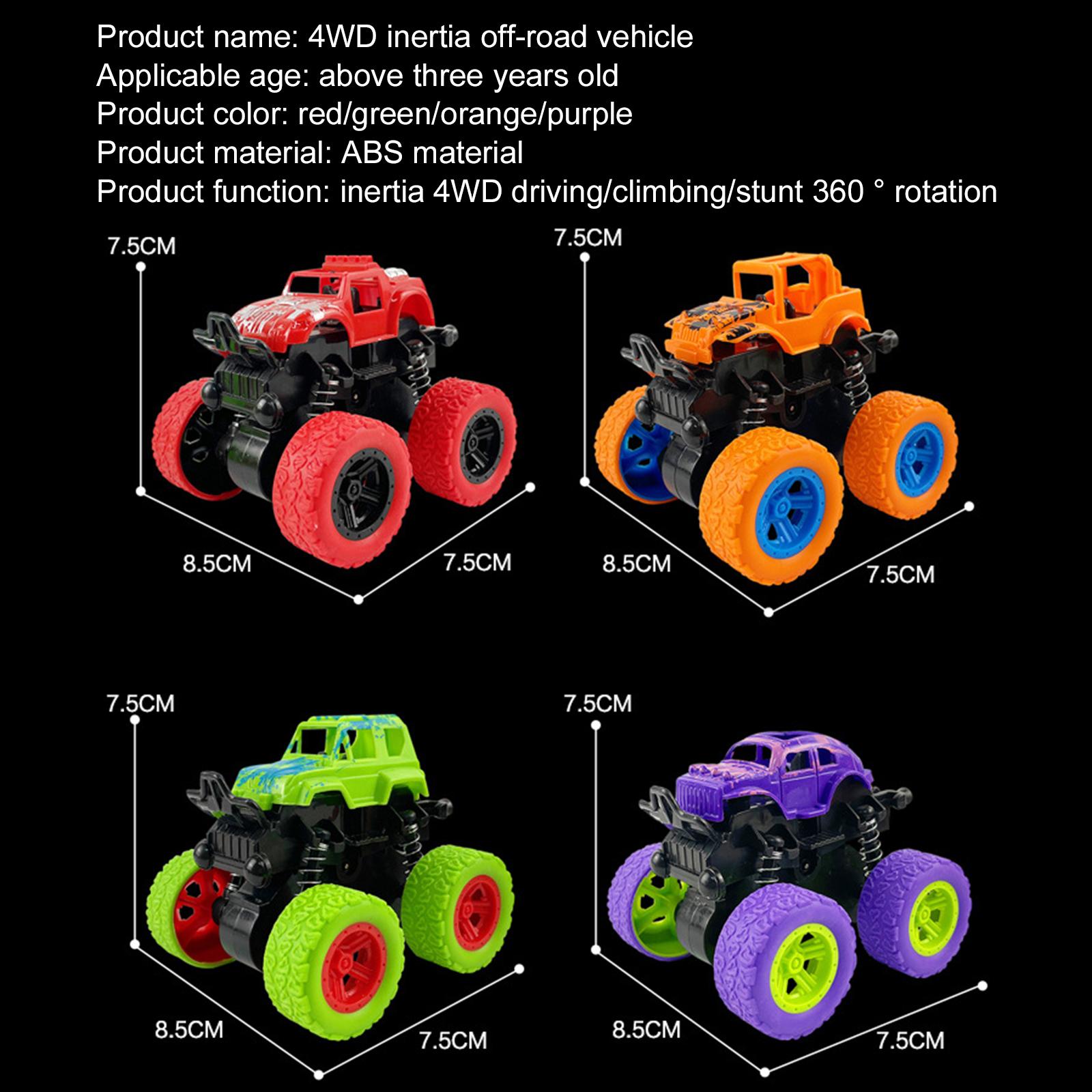Игрушечный автомобиль Мини-инерционный внедорожник фиолетовый — фото 6