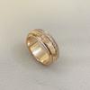 Nuovi Anelli Vintage 100% Nuovo Stile in Argento Sterling 925 Anello Rotante Per Amanti Donne e Uomini Gioielli di Lusso per Matrimonio