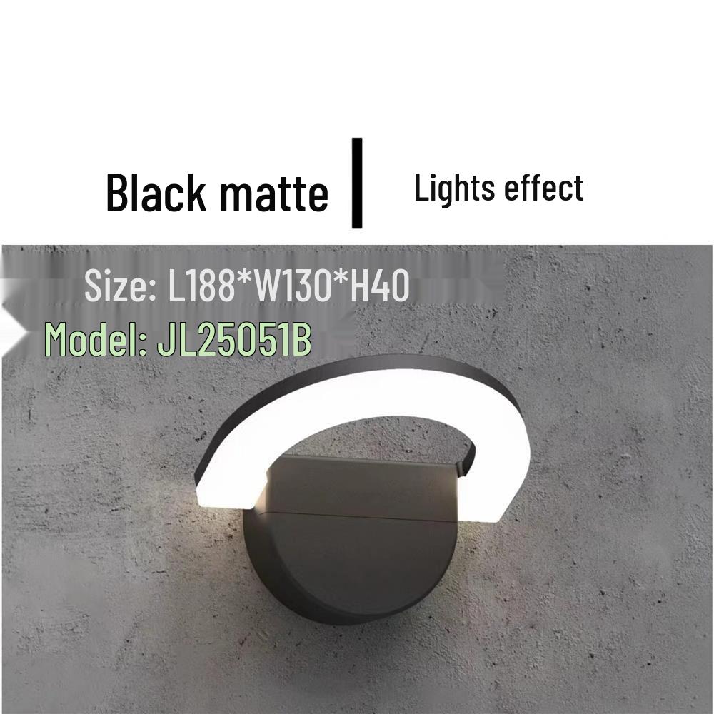 Waterproof LED Outdoor Wall Light: Villa, Terrace, Hotel & Courtyard Luxury Lighting
