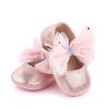 1 Pair Baby  Prewalker  Shoes Artificial Pu Mesh Bowknot Soft-soled Non-slip Toddler Shoes For 0-18