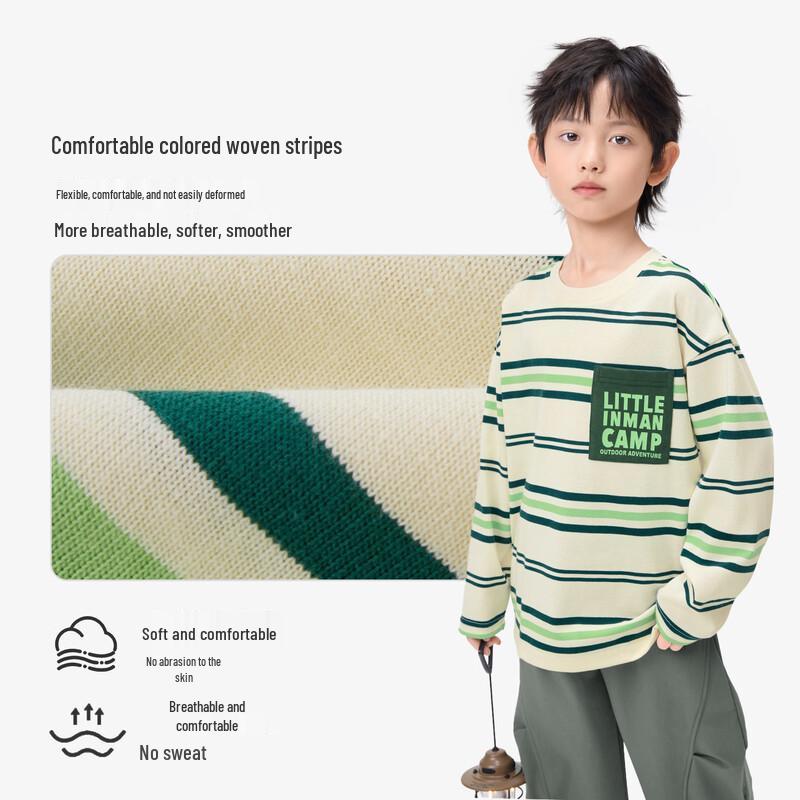 Boys' Classic Striped Long Sleeve T-Shirt