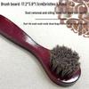 SEE KEAN Wooden Handle Horsehair Shoe Brush