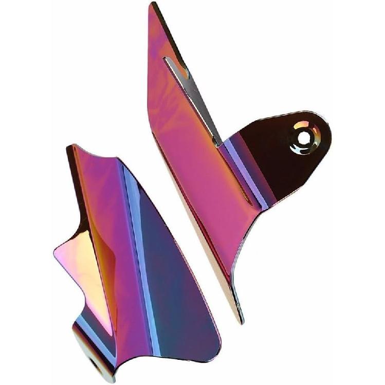 Saddle Shield Air Heat Deflector for Harley 1997-2007 Electra Glide Road Glide Road King Street Glide FLT FLHT FLHX FLHR FLTR (Iridium)