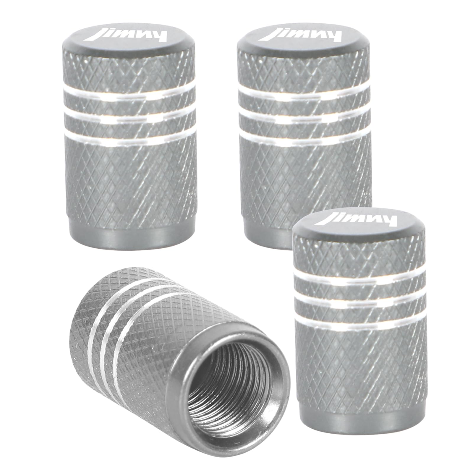 

UmeMart Совместим с Suzuki JB64/JB74, Алюминиевые колпачки вентилей шин, Защита от коррозии, Гарантия герметичности, Внедорожный Jimny / Jimny серебряный