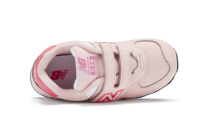 New Balance Low Top Running Shoes Pink Orange Infant And Toddler IV574FS1