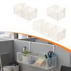 Multipurpose Metal Office Hanging Basket Sturdy Organizer Shelf Desk Storage Holder for Partition Wall