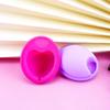 1Pcs Silicone Flat Fit Design Extra Thin Reusable Silicone Menstrual Disc For Women Menstrual With Pull Tab Sterilizing
