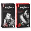 Manforce Combo - Xotic Chocolate, Strawberry Flavoured | 20 Pcs |Extra Dotted, Contoured, & Lubricated Latex Condoms