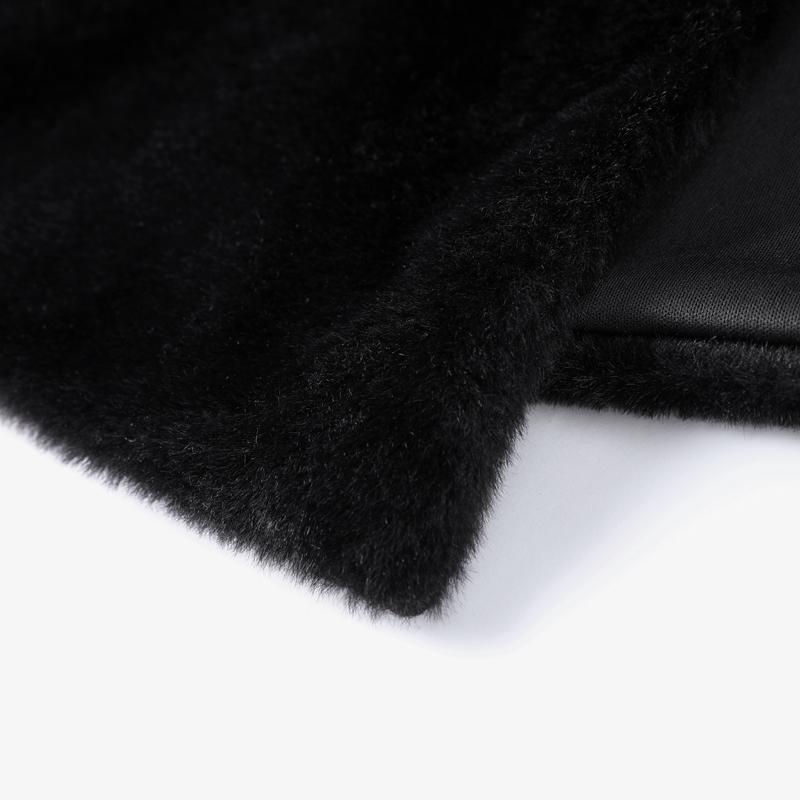 Dolcevita Pelliccia Pelliccia Senzamaniche Gilet Moda Donna Caldo Ispessito Gilet 2025 Signora Lussi Nuovo Primavera Street Party Capispalla