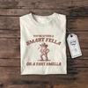 Smart Fella Fart Smella T-Shirt: Retro Cartoon Meme Tee