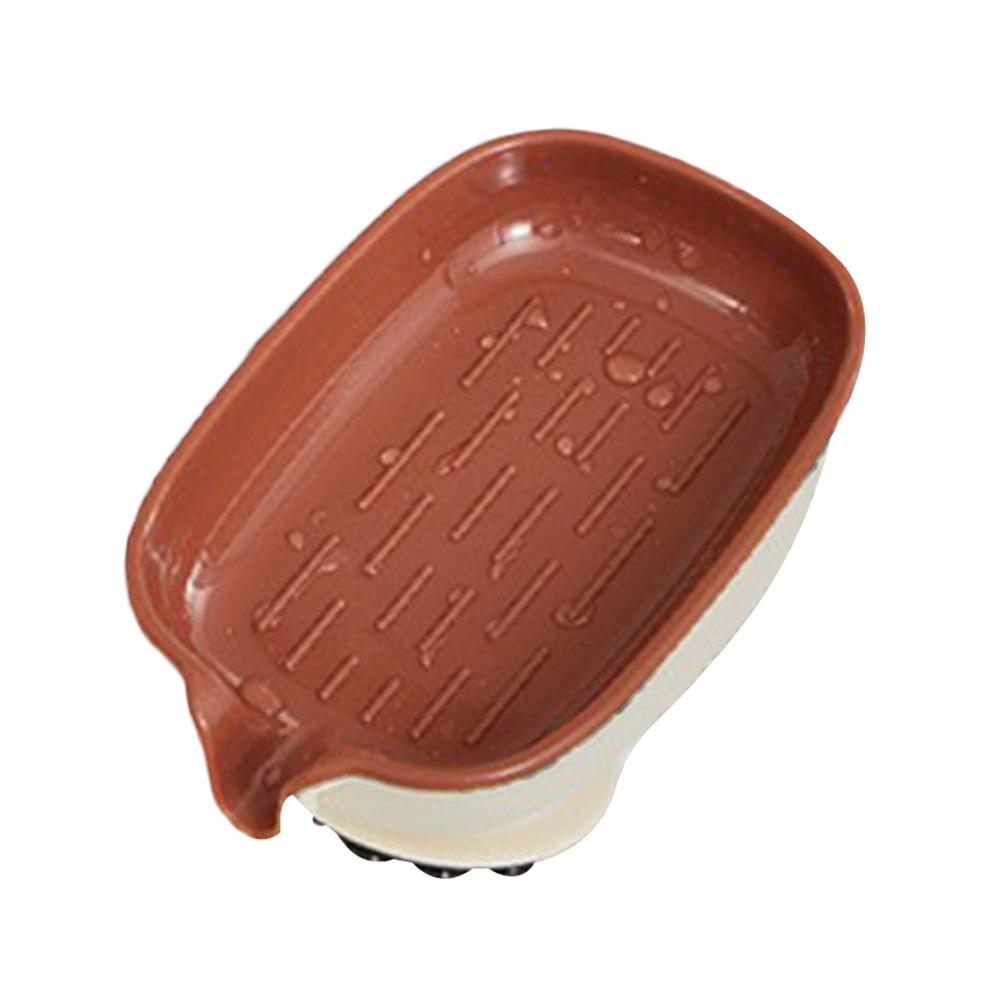 

Пластиковая мыльница на присоске Многофункциональная сливная мыльница для ванных принадлежностей