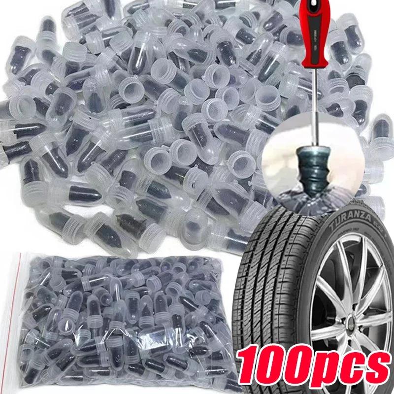 10-400PCS Car Motorcycle Vacuum Tyre Repair Nails Truck Scooter Bike Tire Puncture Repair Rubber Metal Nails Accessories