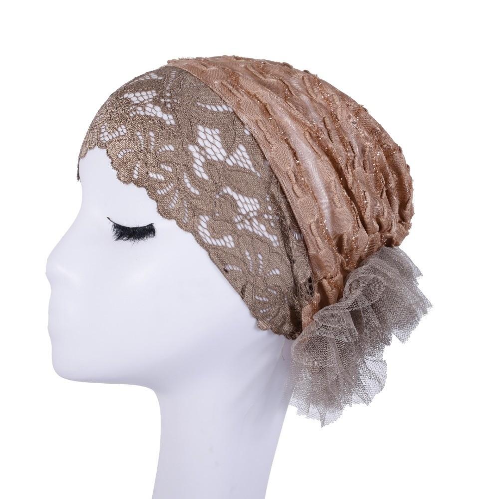 Breathable Headscarf Full Coverage Headband Cap Fashion Cancer Chemo Hat Women Headwear