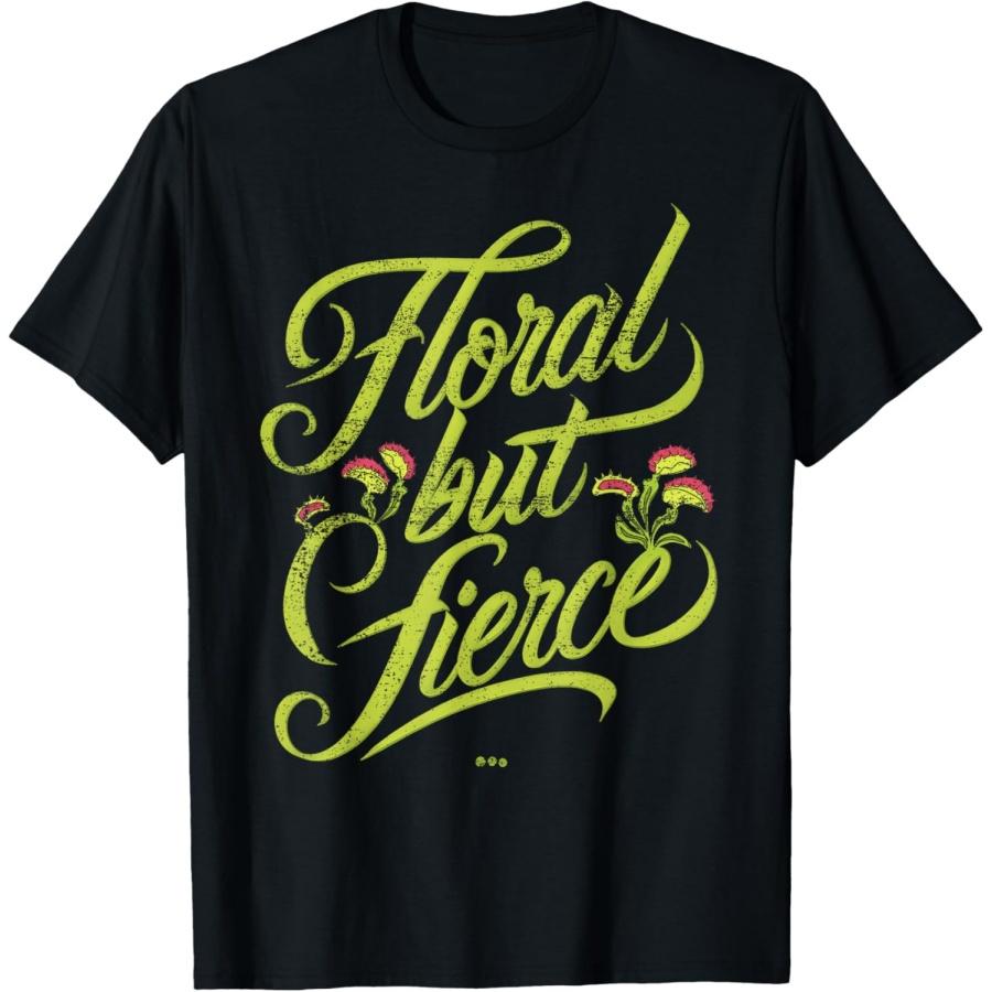 

Carnivorous Plant - Floral But Fierce - Venus Fly Trap T-Shirt XXXXXL чорний