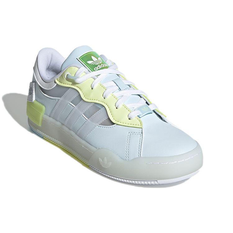 Adidas Originals Rey Galle Durable Wraparound Non-Slip Low-Top Skate Shoes Women Sneakers White Yellow GX2950