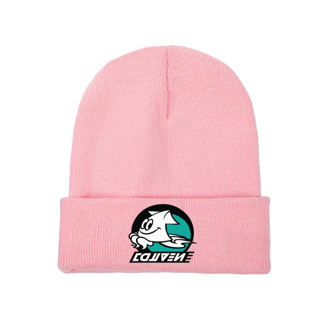 Splatoon Squiddor örgü şapka Bere Sonbahar Kış Şapka Sıcak Unisex Moda Mürekkep Çocuk Oyunu Kalamar Kapaklar Unisex Kadın