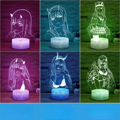 3D Gift Night Lamp Led Small Table Lamp Acrylic Dormitory Atmosphere Bedside Lamp  Table Lamps  Bedside Lamp  Room Decor  Nightl