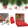 Jigsaw Christmas Puzzle Advent Calendar Puzzle Blind Box Toy Holiday Countdown