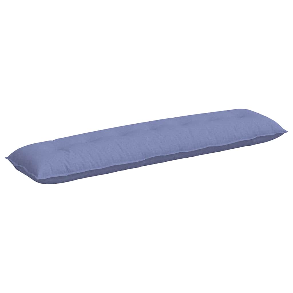 Back Cushion Denim Blue 200 x 19 x 50 cm Fabric