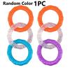 Dog Toys Pulling Toy Soft Bite-resistant Teething Pulling Three Consecutive Circle Ring Fun Puzzle Interactive Toys Puppy Toys