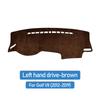 Flannel Car Anti Slip Anti UV Mat Dashboard Cover Pad Dashmat Carpet For Volkswagen VW Golf 7 MK7 GTI GTD Accessories