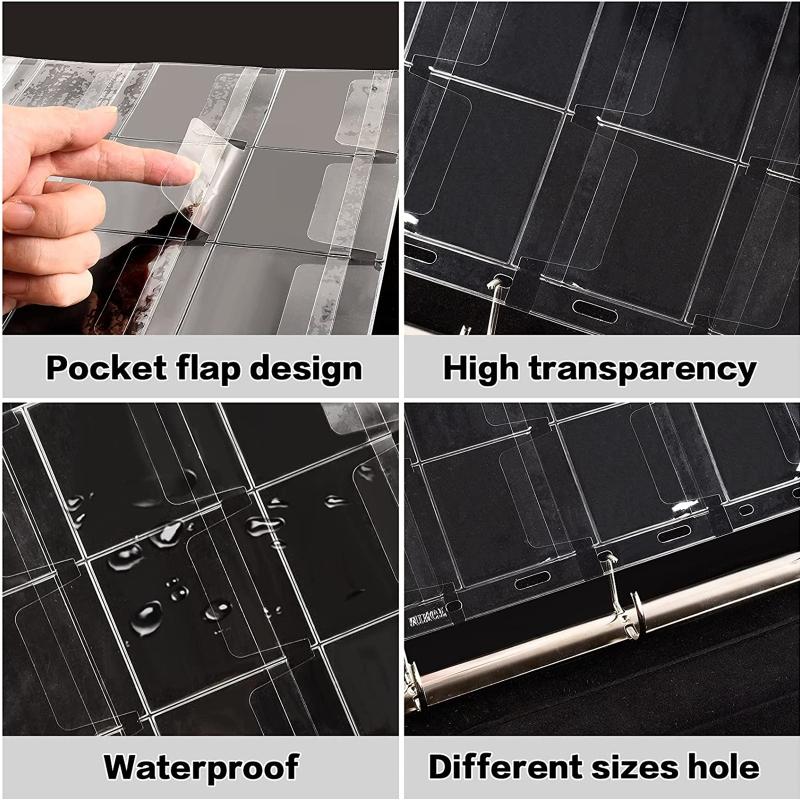 Coin Collection Organizer Page 10 Sheets Coins Insert Pages with 120 Pockets Standard 9 Hole for Coin Album Currency Stamp