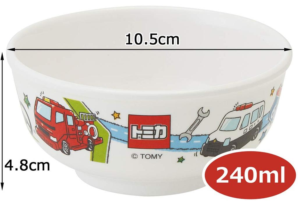 Skater Melamine Rice Tomica Bowl, 240ml, 19, M320-A