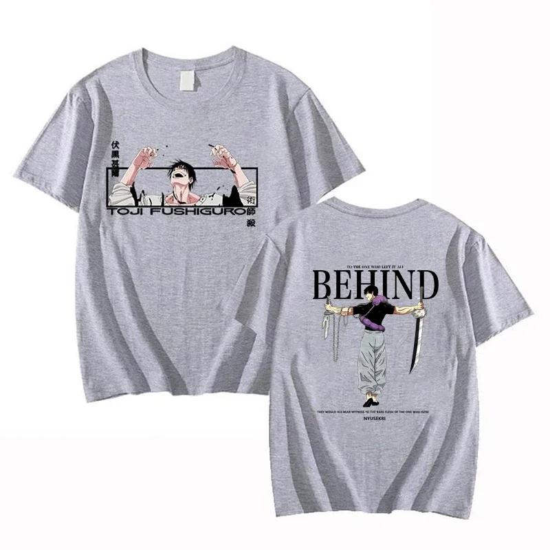 

Anime Spell Return Battle Toji Fushiguro Print T-Shirt Women Casual Loose Harajuku T Shirt Streetwear Short Sleeve Top Tee 4XL