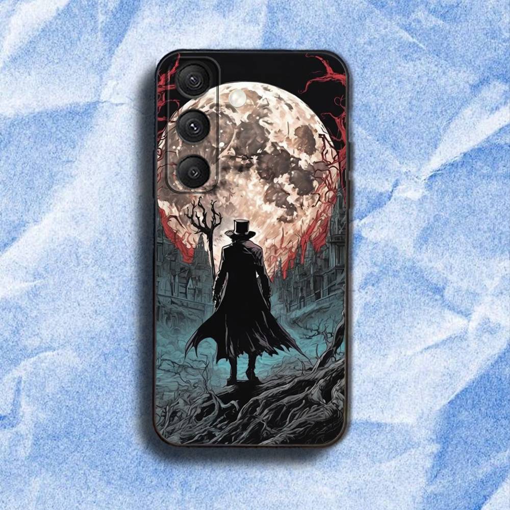 b-Bloodborne D-Dark Souls Phone Case For Samsung S 25,24,23,22,30,21,10,9,Ultra,Plus,Lite,FE,4,5G Black Soft Case