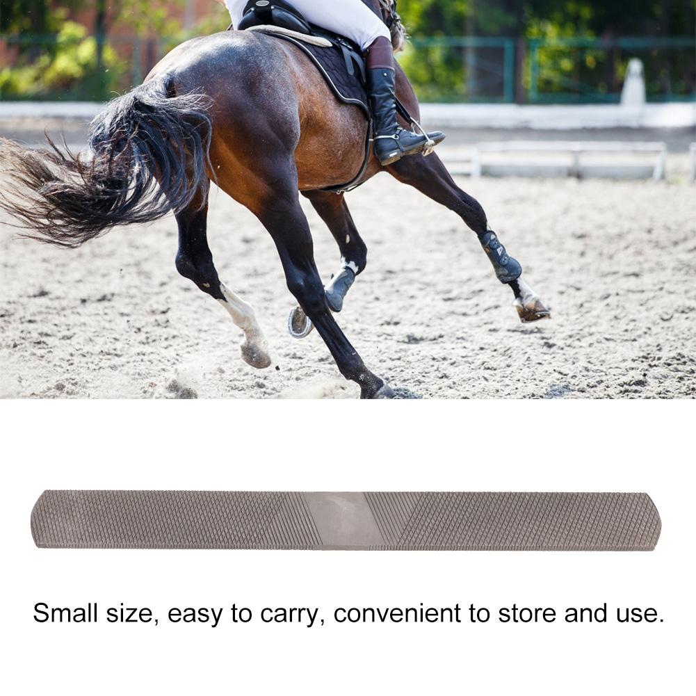 Round Head High Carbon Steel Horseshoe Trimming File Double Sided Hoof Cutter Knife Tool