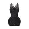 2025 European & American Backless Shiny Butterfly Strap Bodycon Dress