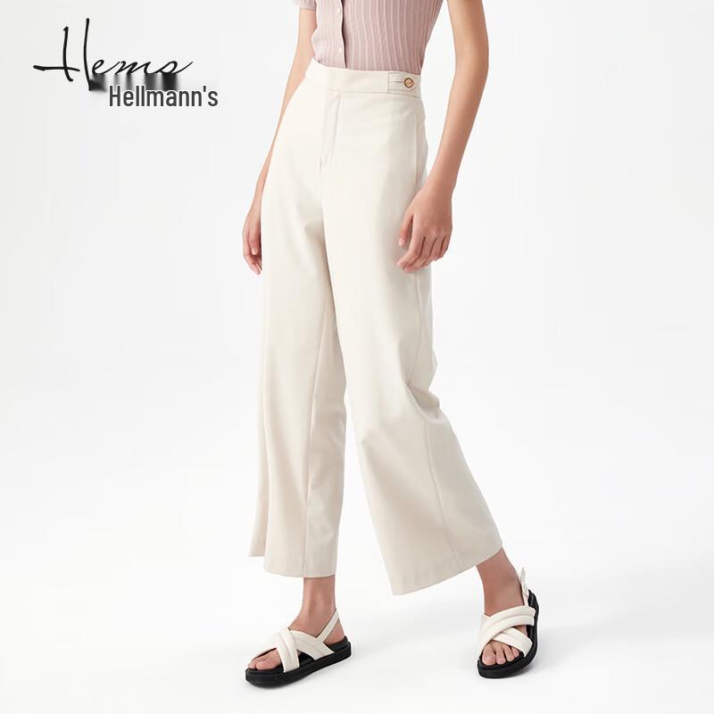 HIRMANDS Women's High-Waist Slimming Wide-Leg Casual Pants