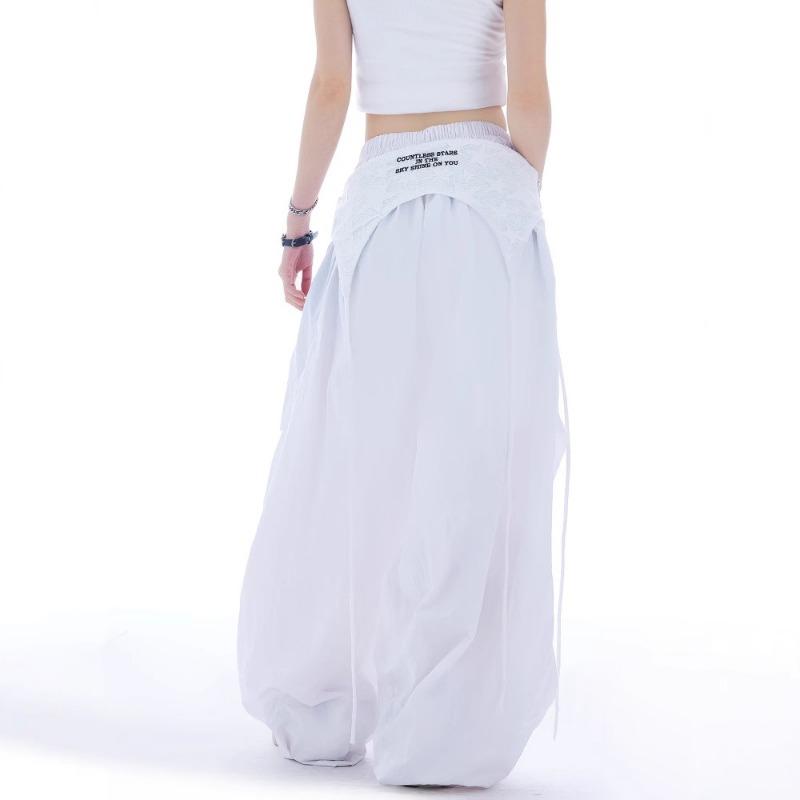 Spice Girls Stacked Tooling Paratrooper Pants Women's Summer New Design Sense Mopping Wide Legs Casual Long Pants